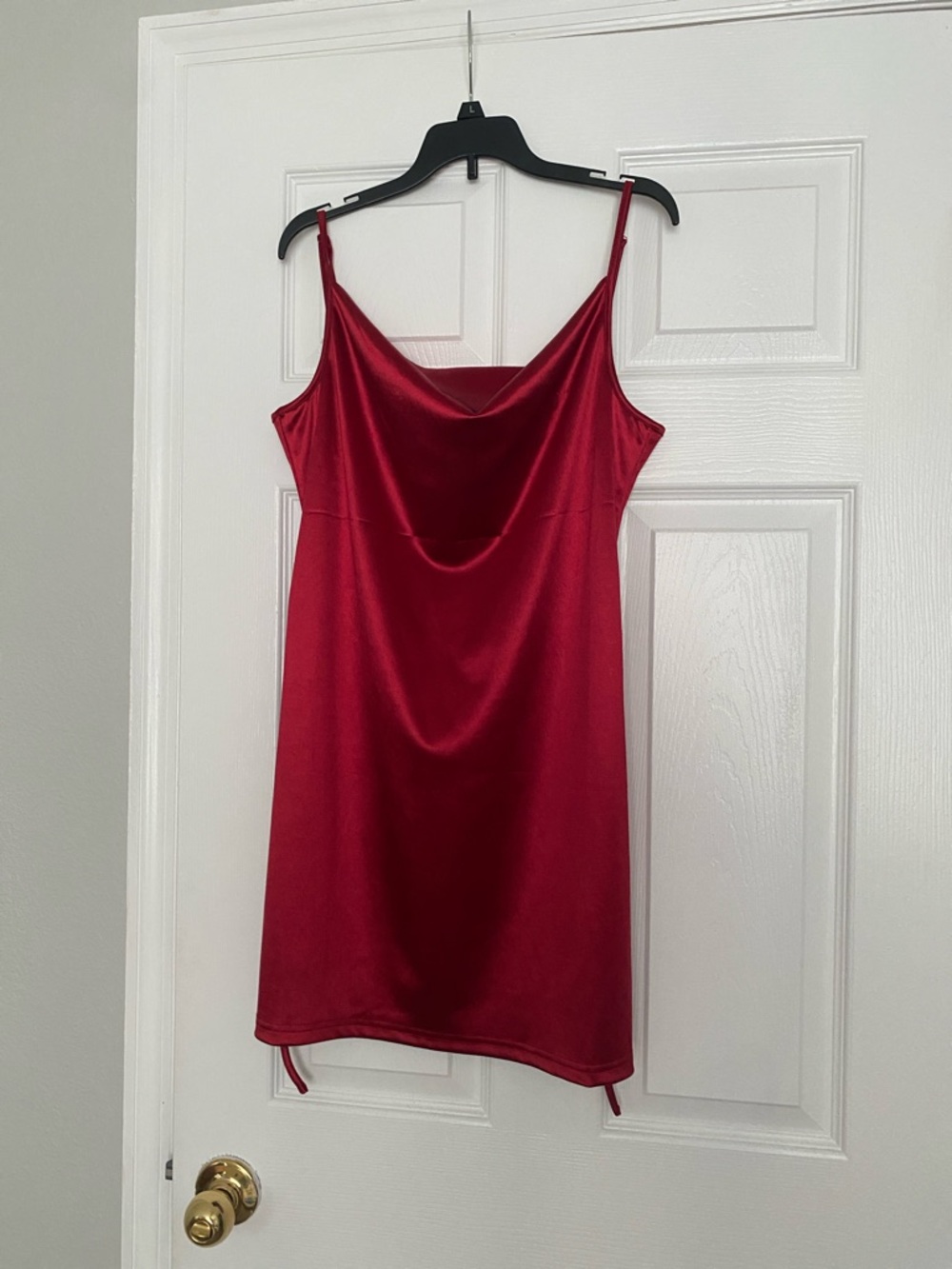 Zaful Red Satin Dress